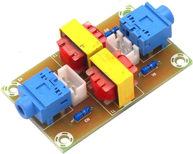 hiBCTR 4-Packs XH - M372 Stereo Audio isolators for Vehicle use, eliminating Common Ground Interference, isolating Current Noise, and Acting as Transformer couplers. They Have a 3.5mm Audio Socket. - Image 3
